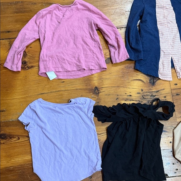 Bundle of girl toddler 3T tops long sleeve and short sleeve size 3T - Picture 8 of 9